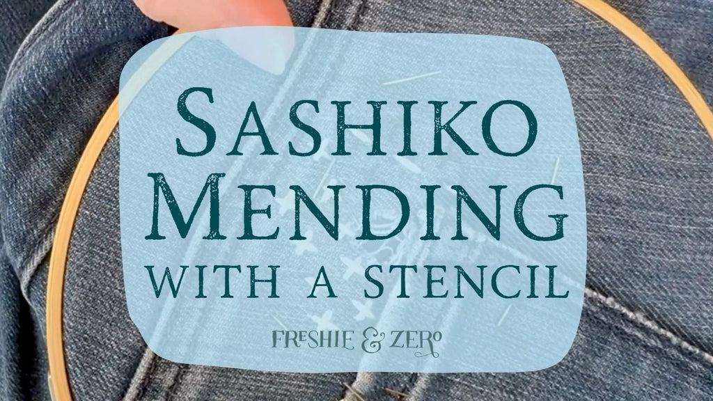 Sashiko Mending Tutorial