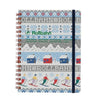 Rollbahn Spiral Bound Notebook Knit Ski - Freshie & Zero Studio Shop