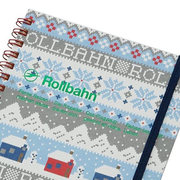 Rollbahn Spiral Bound Notebook Knit Ski - Freshie & Zero Studio Shop
