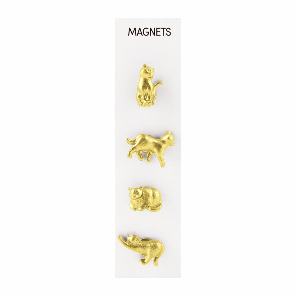 Little Magnets: Gold Cats - Freshie & Zero Studio Shop