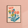 Let it Go Dandelion Art Print - Freshie & Zero Studio Shop