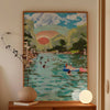 Austin Texas Art Barton Springs Print: 8×10 - Freshie & Zero Studio Shop