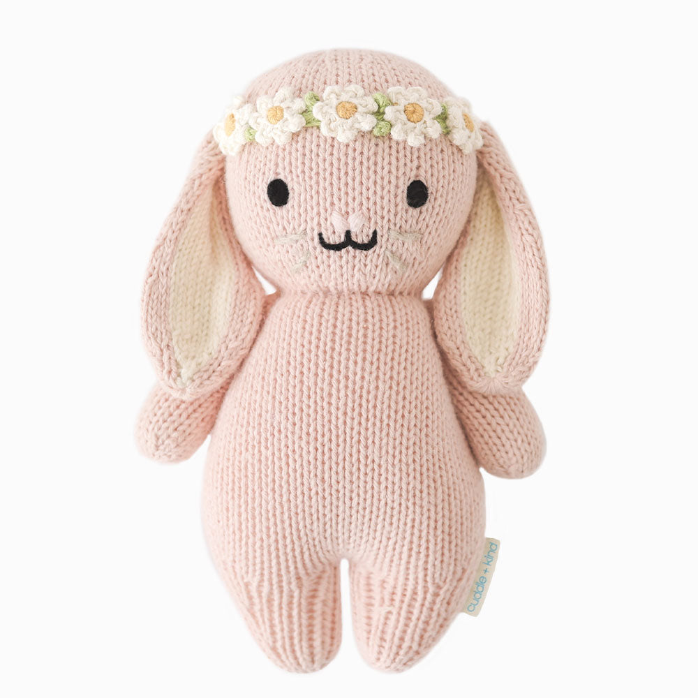 Mini Hand-Knit Flower Crown Animal Dolls by Cuddle + Kind - Freshie & Zero Studio Shop