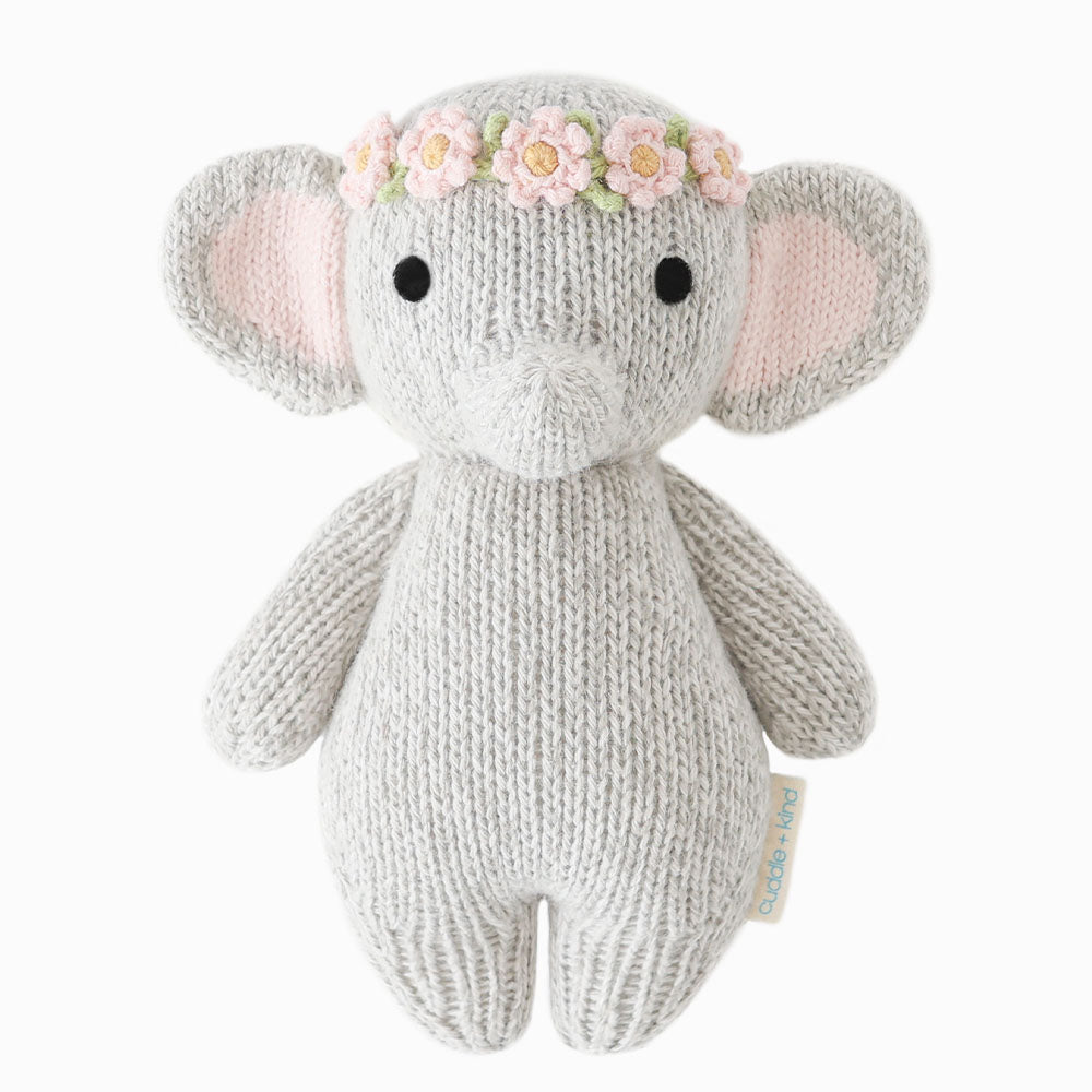 Mini Hand-Knit Flower Crown Animal Dolls by Cuddle + Kind - Freshie & Zero Studio Shop