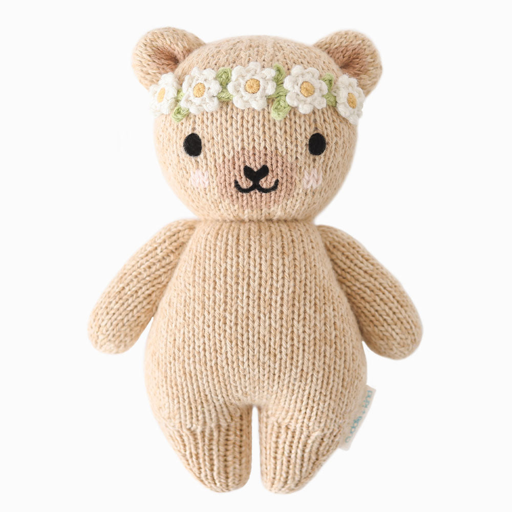Mini Hand-Knit Flower Crown Animal Dolls by Cuddle + Kind - Freshie & Zero Studio Shop