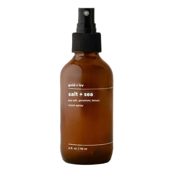 Salt + sea room spray mist - sea salt, geranium, lemon - Freshie & Zero Studio Shop