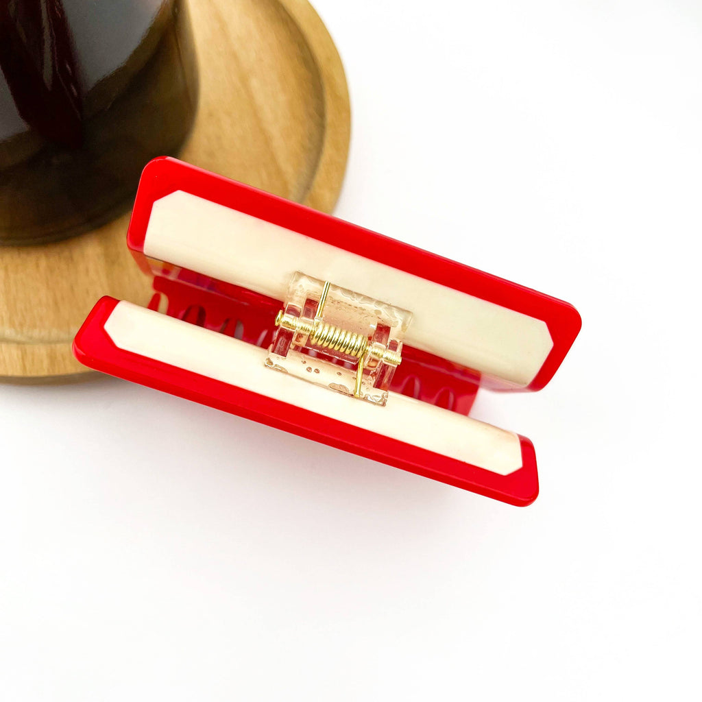 Red Cassette Tape Claw Clip - Freshie & Zero Studio Shop