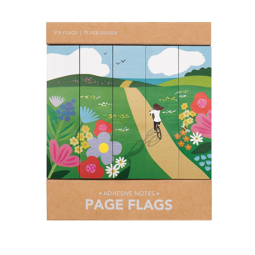 Bike Ride Page Flags - Freshie & Zero Studio Shop