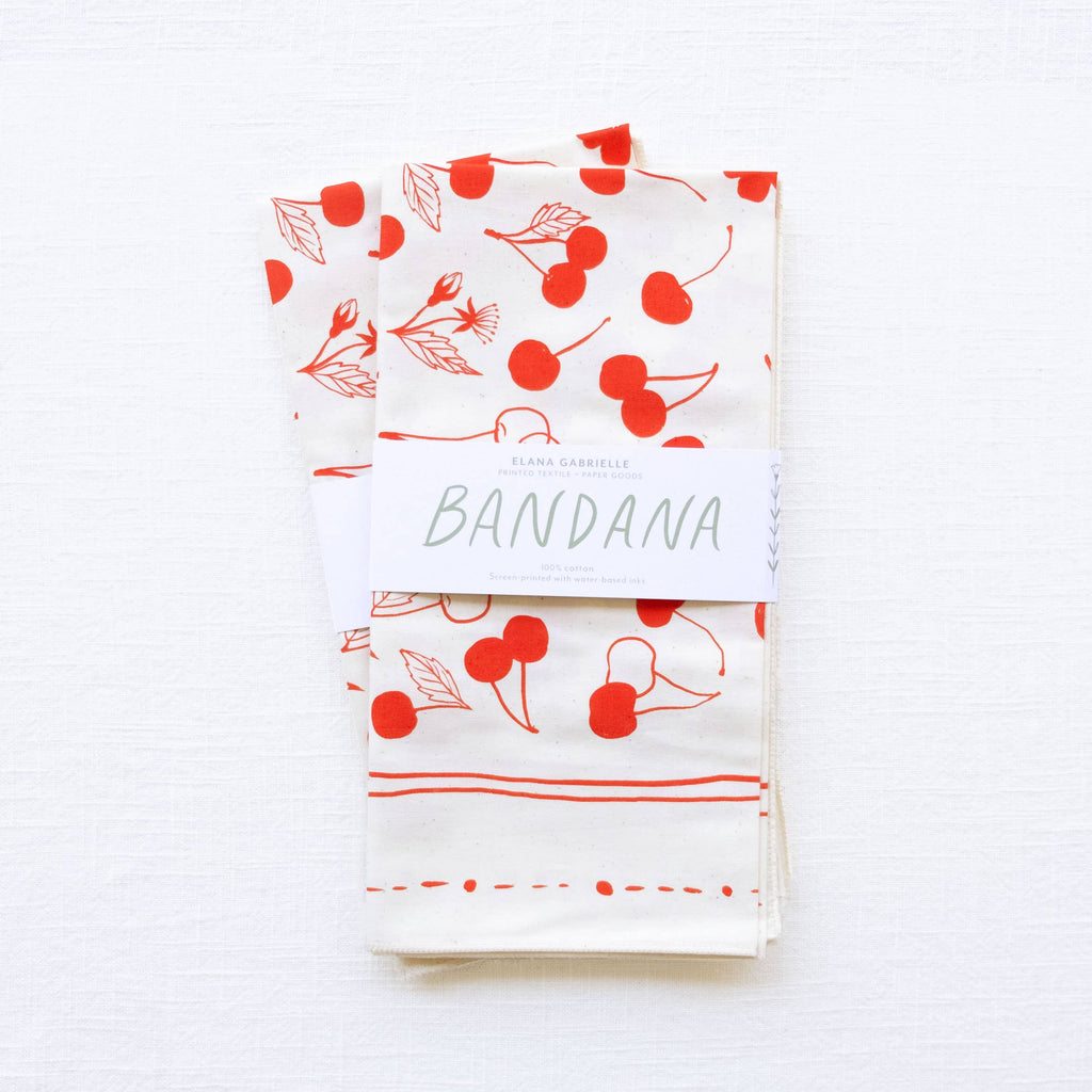 Cherries Bandana - Freshie & Zero Studio Shop