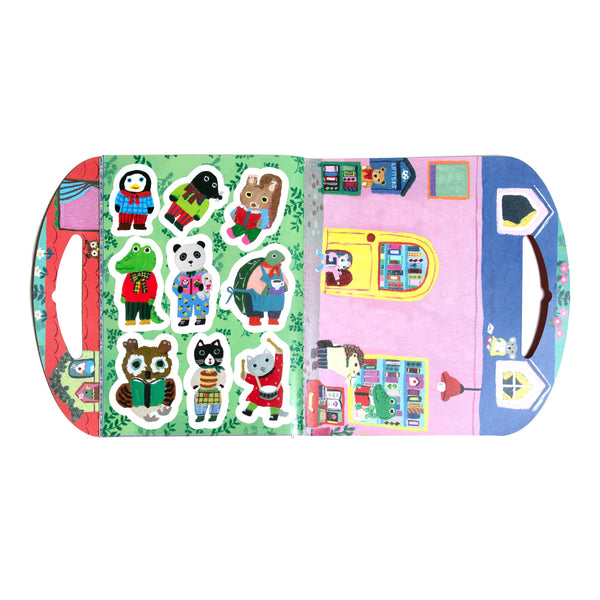 Cat's Apartment Stickers by Yumi Kitagishi - Freshie & Zero Studio Shop