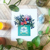 Keep Showing Up : Feminist Illustration Print: 5x7 - Freshie & Zero Studio Shop