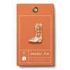 Cowboy Boot Enamel Pin - Freshie & Zero Studio Shop