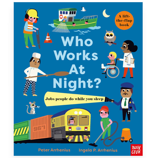 Who Works at Night? Lift the Flap Book - Freshie & Zero Studio Shop
