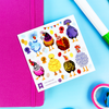 Strut Your Stuff Chickens Sticker Sheet by Pipstickers - Freshie & Zero Studio Shop