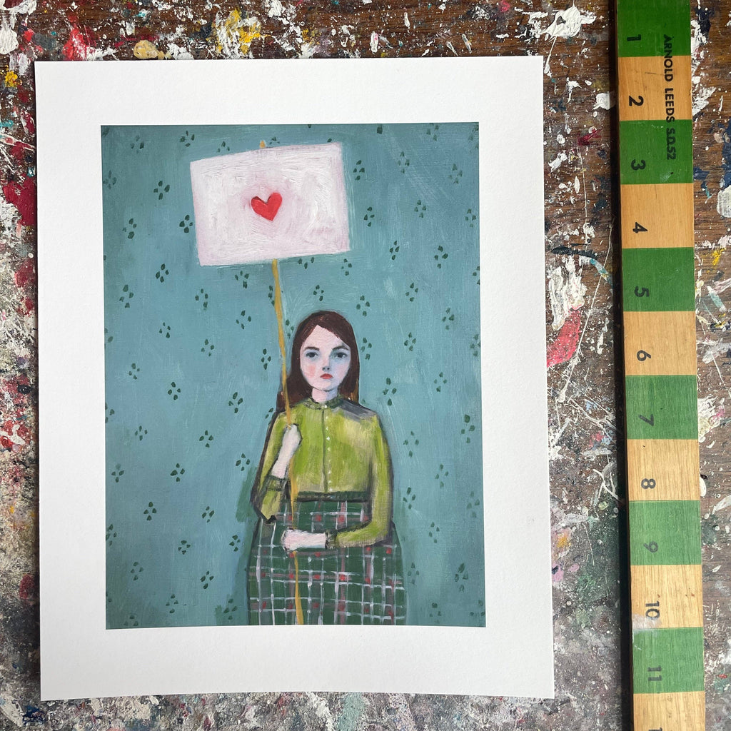 Lesley - Art Print by Amanda Blake: 8x10 - Freshie & Zero Studio Shop