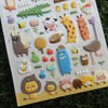 Animal Farm Puffy Stickers - Freshie & Zero Studio Shop