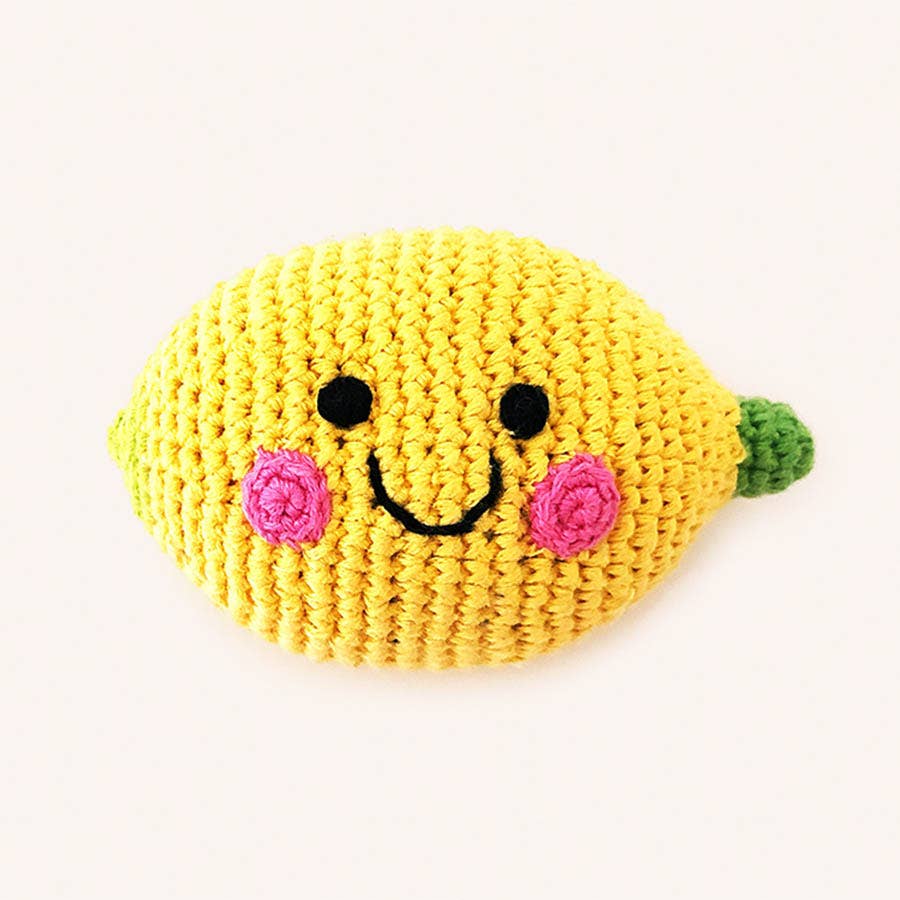 Lemon Baby Rattle Toy - Freshie & Zero Studio Shop