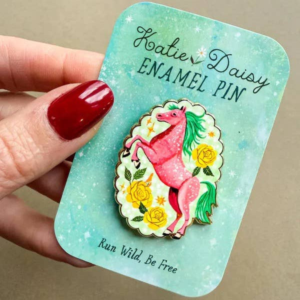 Sparkle Pony Enamel Pin - Freshie & Zero Studio Shop