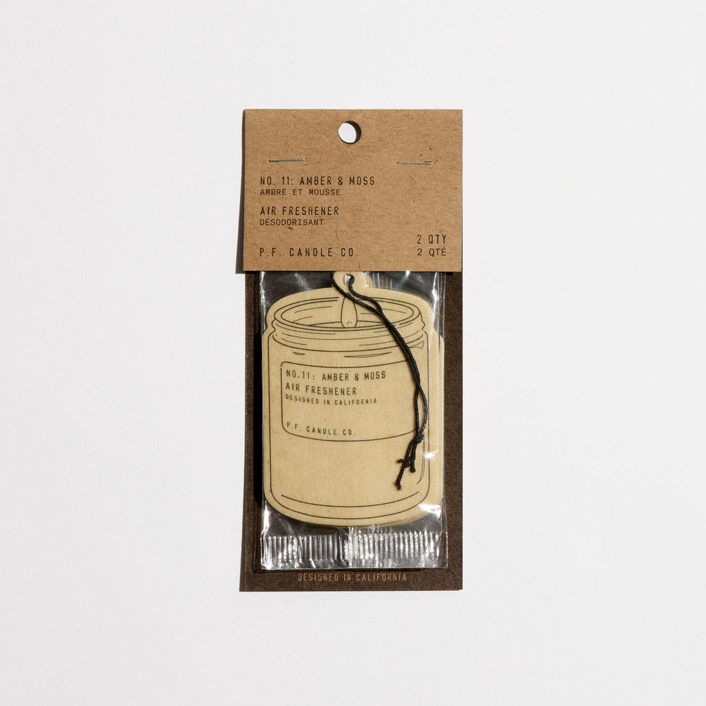 P.F. Candle Co. Air Freshener 2 Pack: Amber & Moss - Freshie & Zero Studio Shop