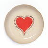 Round Enamel Tray - Heart - Freshie & Zero Studio Shop