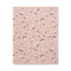 Organic Cotton Baby Blanket - Pink Daisy Floral - Freshie & Zero Studio Shop