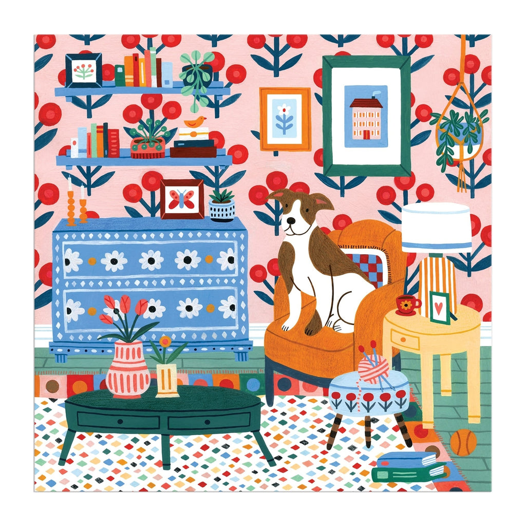 Pattern & Petal Dog Puzzle - Freshie & Zero Studio Shop