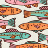 Colorful Fish: Letterpress Card Box Set of 6 by Shorthand Press - Freshie & Zero Studio Shop