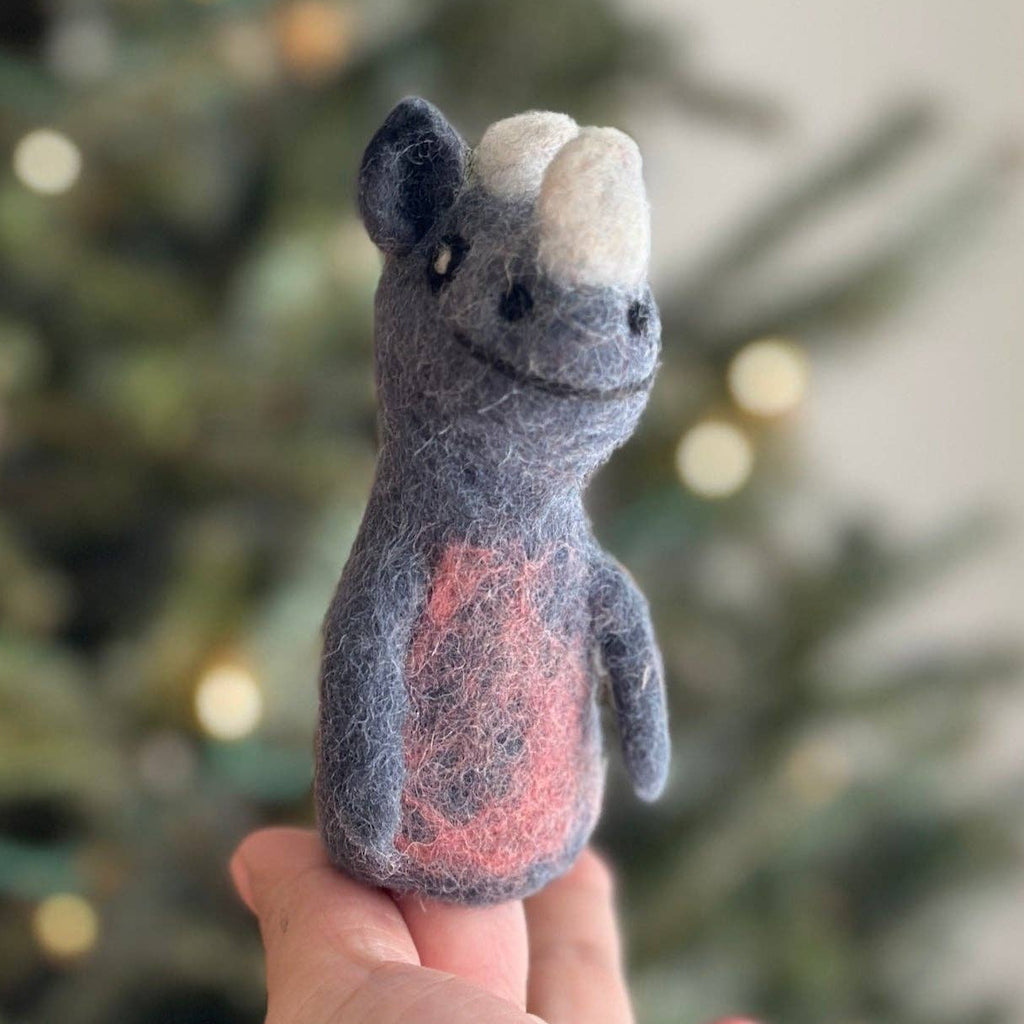 Safari Animals Felt Finger Puppets - Freshie & Zero Studio Shop