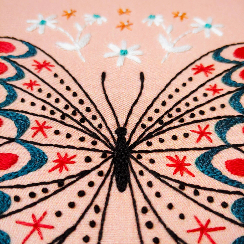 Butterfly Embroidery Kit by Cozyblue - Freshie & Zero Studio Shop