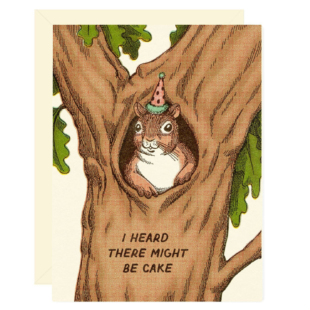 Squirrel Birthday Card - Freshie & Zero Studio Shop
