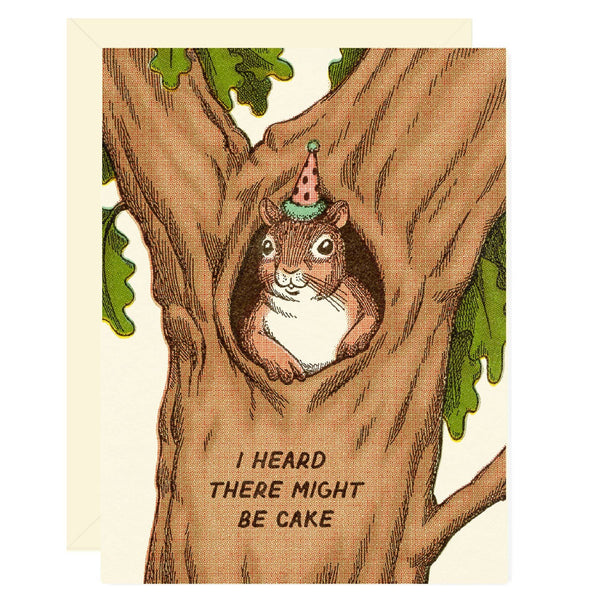 Squirrel Birthday Card - Freshie & Zero Studio Shop