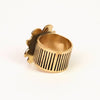 Amy Flower Brass Bandana Slide Ring by Handker - Freshie & Zero Studio Shop