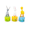 Duck & Bunny Push Puppet - Freshie & Zero Studio Shop