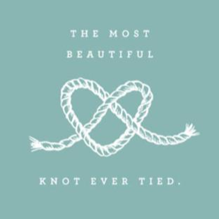 The Most Beautiful Knot Wedding Card - Freshie & Zero Studio Shop