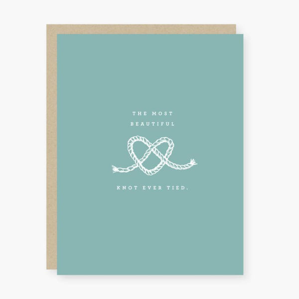 The Most Beautiful Knot Wedding Card - Freshie & Zero Studio Shop