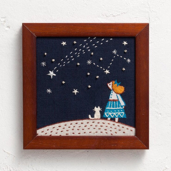 Starry Sky Life with Cats Embroidery Kit - Freshie & Zero Studio Shop