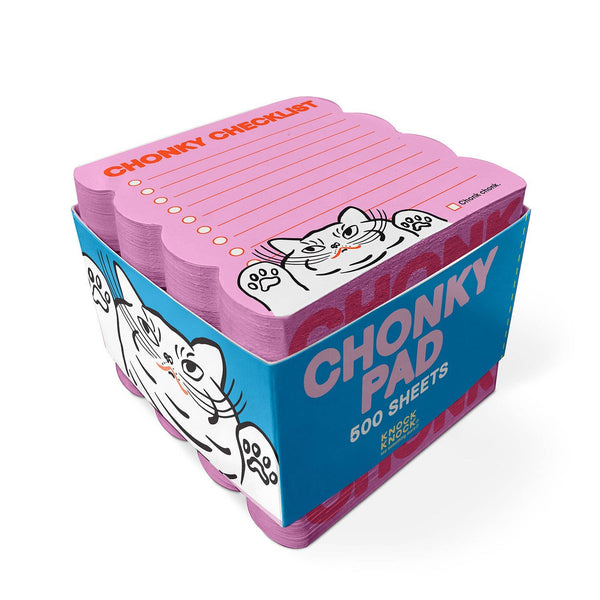Chonky Checklist Cat Notepad Cube - Freshie & Zero Studio Shop