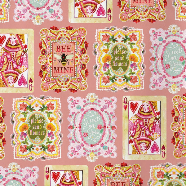 Vintage Valentines Cotton Tea Towel by Katie Daisy - Freshie & Zero Studio Shop