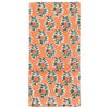 Gather Orange Flowers Block Print Napkins - Set of 4 - Freshie & Zero Studio Shop