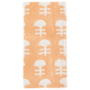 Gather Orange Flowers Block Print Napkins - Set of 4 - Freshie & Zero Studio Shop
