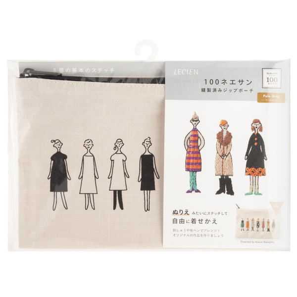 100 Ladies Ready-to-Embroider Zipper Pouch - Freshie & Zero Studio Shop
