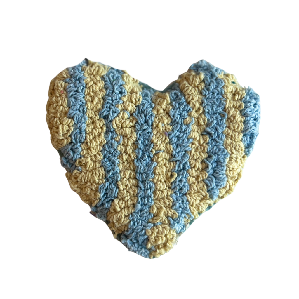 Cotton Blend Heart Shaped Coasters - Freshie & Zero Studio Shop