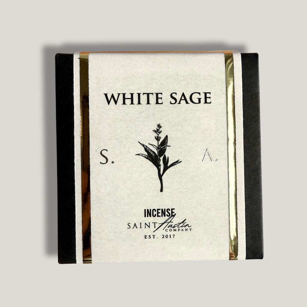 White Sage Incense Cones by Saint Austin Company - Freshie & Zero Studio Shop