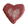 Cotton Blend Heart Shaped Coasters - Freshie & Zero Studio Shop