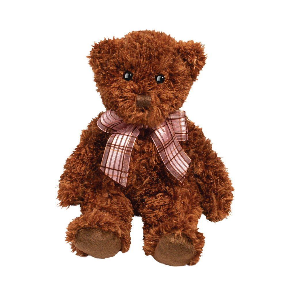 Fuzzy Chocolate Bear Plush Toy - Freshie & Zero Studio Shop