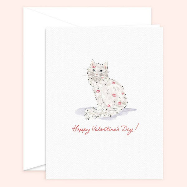 Kitten Kisses Card | Valentine's Card - Freshie & Zero Studio Shop