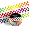 Rainbow Checkerboard Washi Tape - Freshie & Zero Studio Shop