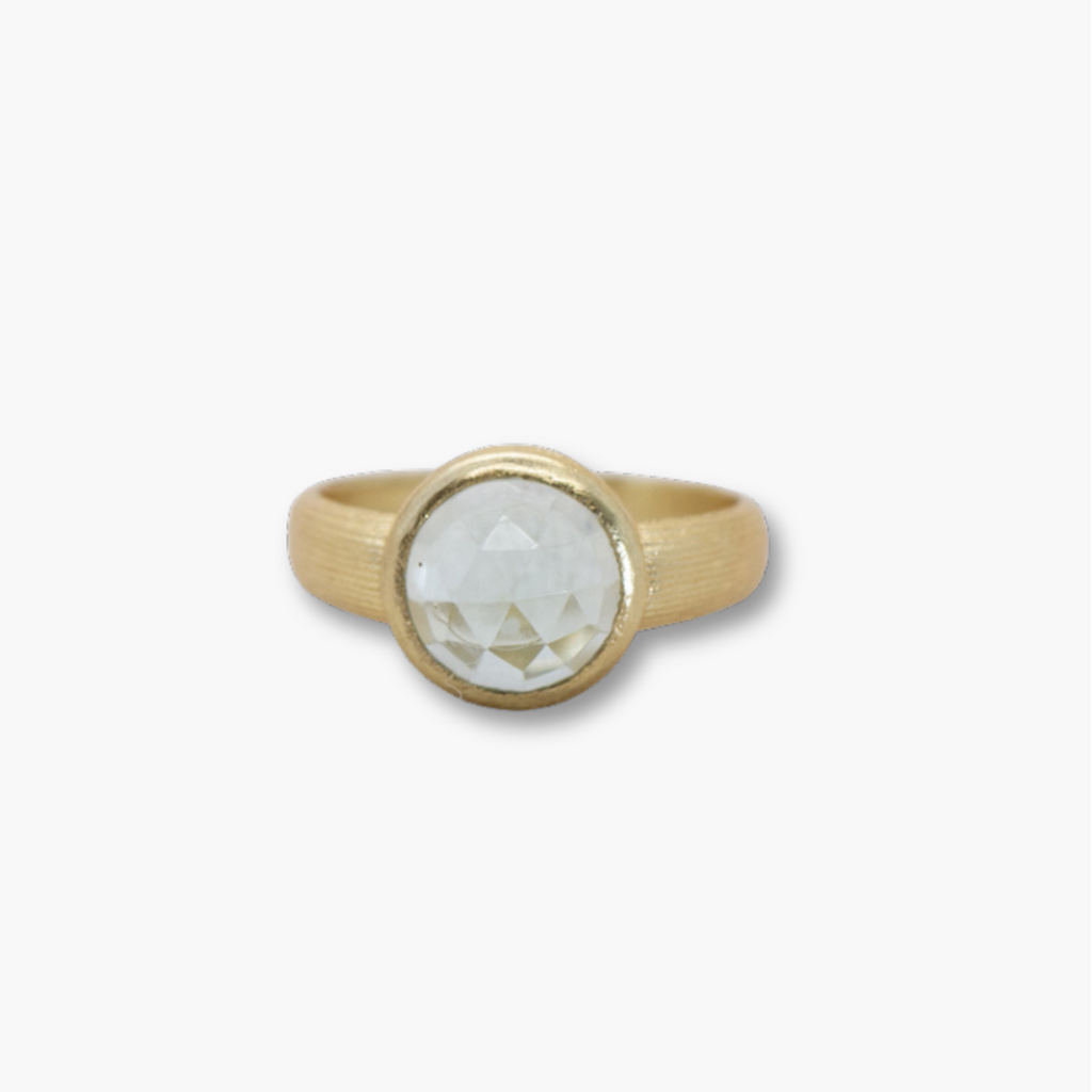 Aquamarine Gemstone Statement Ring - Freshie & Zero Studio Shop
