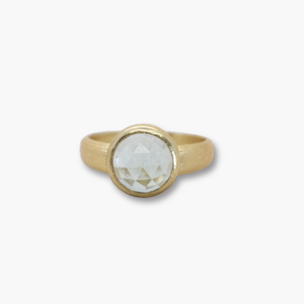 Aquamarine Gemstone Statement Ring - Freshie & Zero Studio Shop