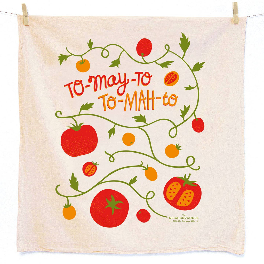 Tomato - Tea Towel + Sponge Cloth Set - Freshie & Zero Studio Shop